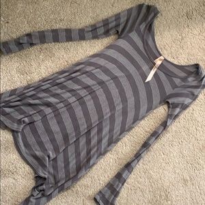 Striped long sleeve Lani top